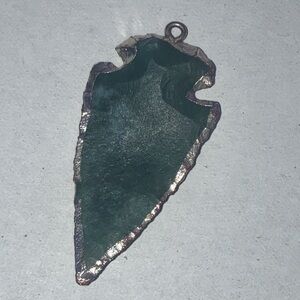 Handmade Arrowhead Pendant with Sterling Silver